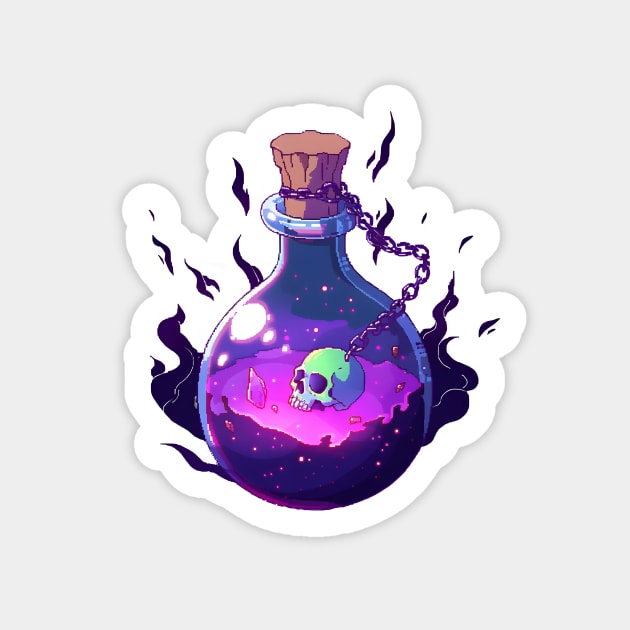 Death Potion Sticker by NeonOverdrive